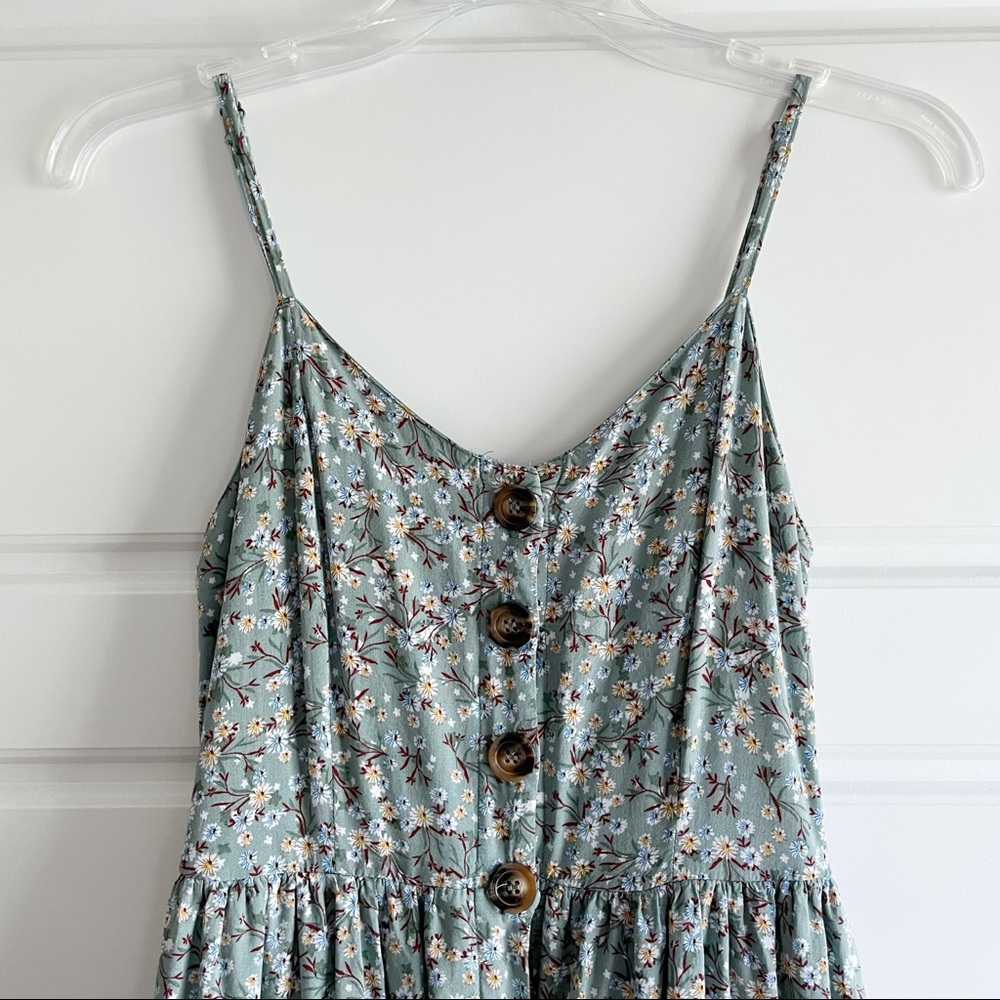 🌿Japna Button Front Floral Dress🌿